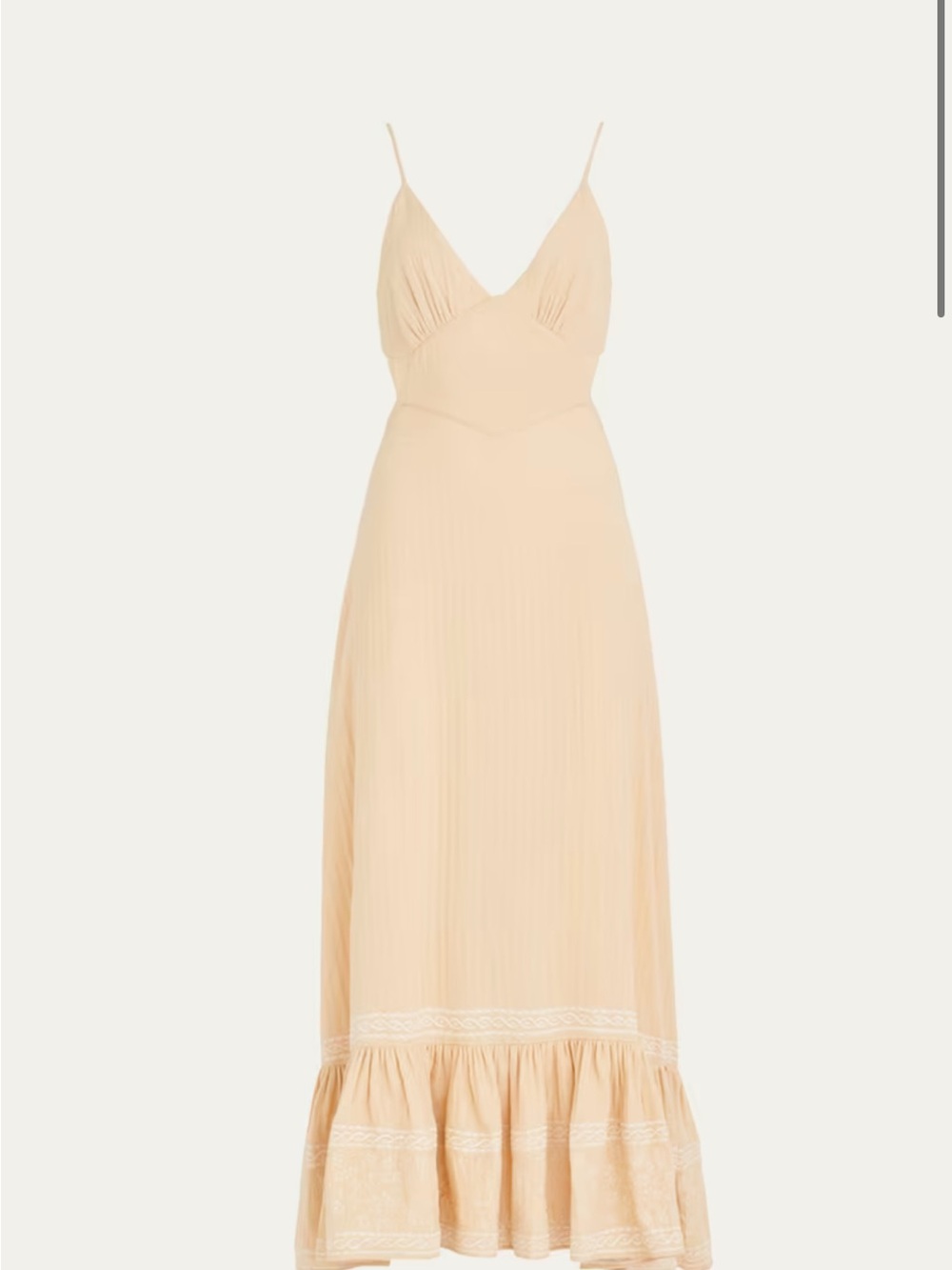 SECRET MISSION Hanna Embroidered Maxi Dress XS
